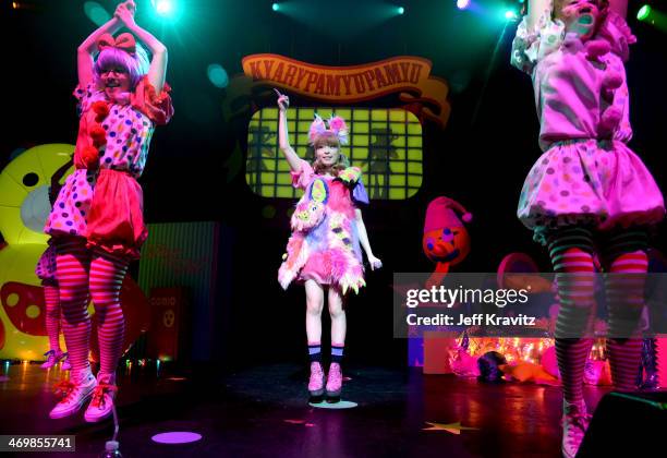 Kyary Pamyu Pamyu in concert at Club Nokia on February 16, 2014 in Los Angeles, California.