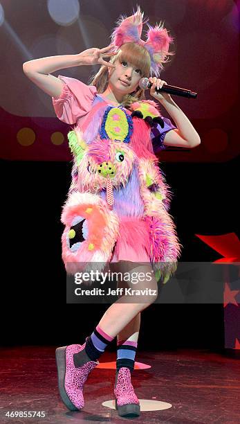 Kyary Pamyu Pamyu in concert at Club Nokia on February 16, 2014 in Los Angeles, California.