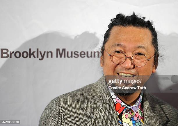Artist Takashi Murakami attends the 5th Annual Brooklyn Artists Ball at Brooklyn Museum on April 15,