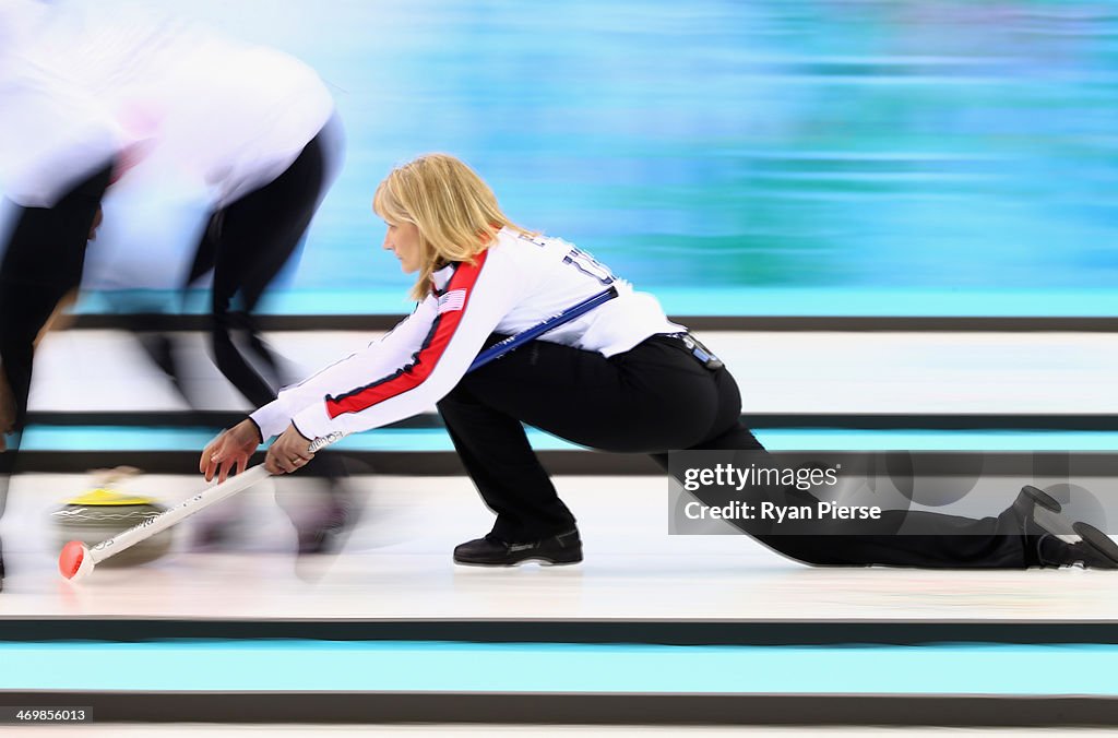 Curling - Winter Olympics Day 10