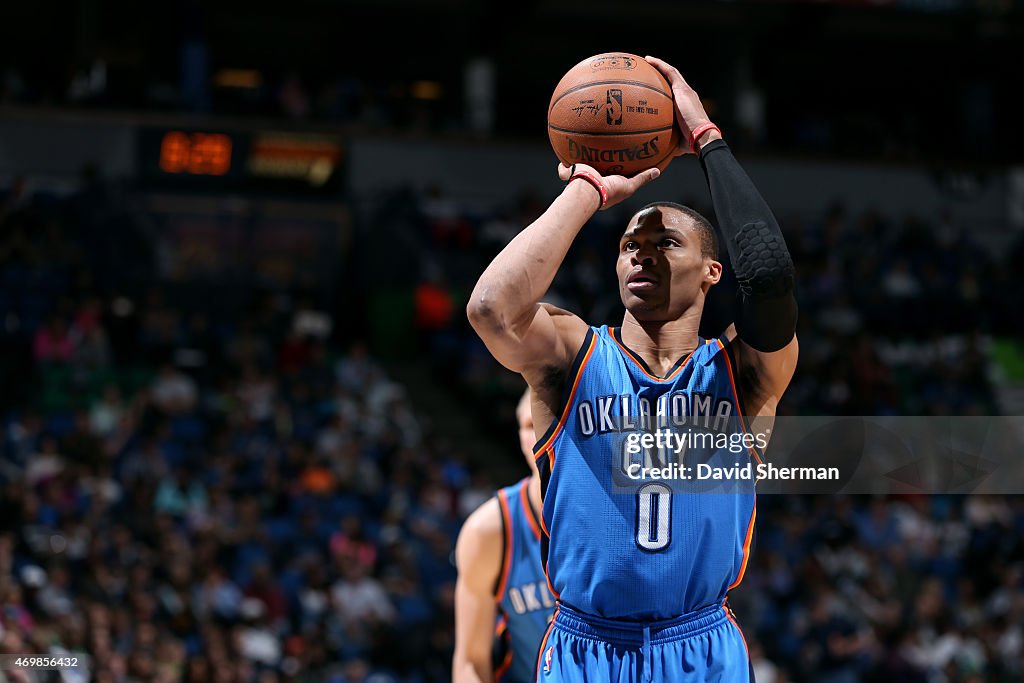 Oklahoma City Thunder v Minnesota Timberwolves