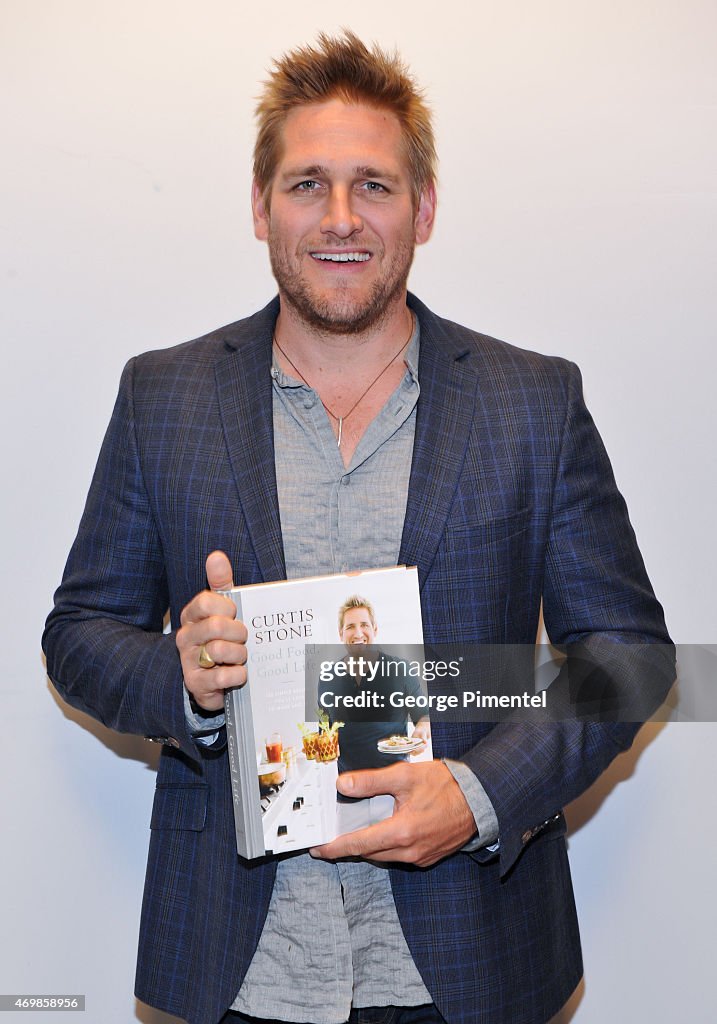 Celebrity Chef Curtis Stone Signs Copies Of His New Book "Good Food, Good Life"