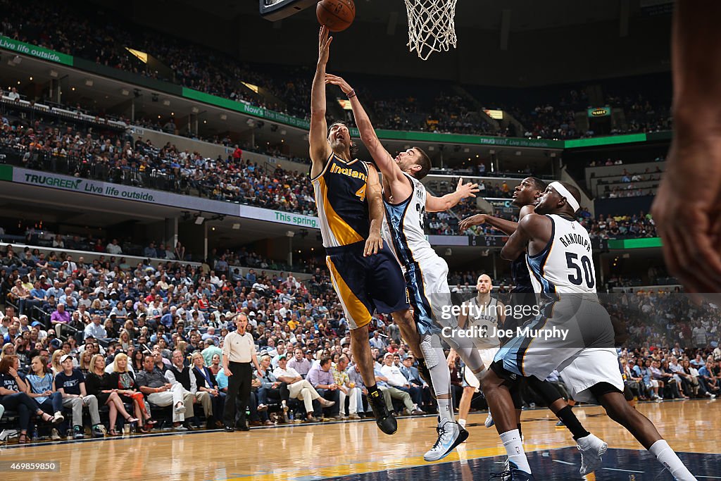 Indiana Pacers v Memphis Grizzlies