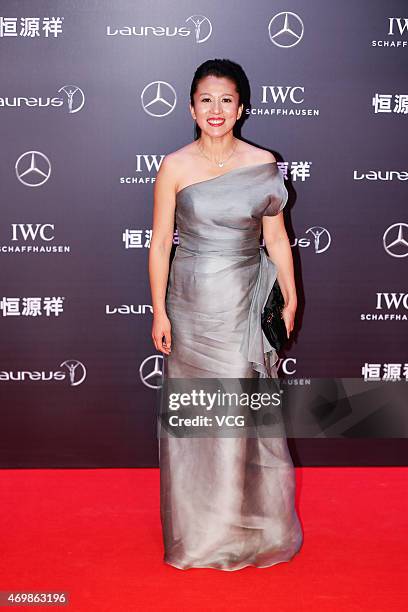 Laureus Academy Member Yang Yang attends the 2015 Laureus World Sports Awards at Shanghai Grand Theatre on April 15, 2015 in Shanghai, China.