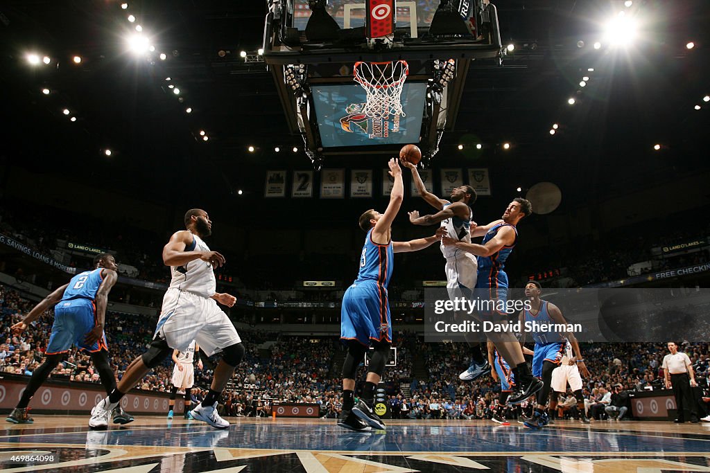 Oklahoma City Thunder v Minnesota Timberwolves