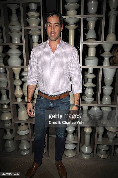 Nick Loeb attends The New York Center For Children 20th Anniversary Spring Cocktail Reception at Clement Restaurant at the Peninsula Hotel on April...