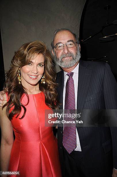 Lauren Vernon and Steve Alden attend The New York Center For Children 20th Anniversary Spring Cocktail Reception at Clement Restaurant at the...