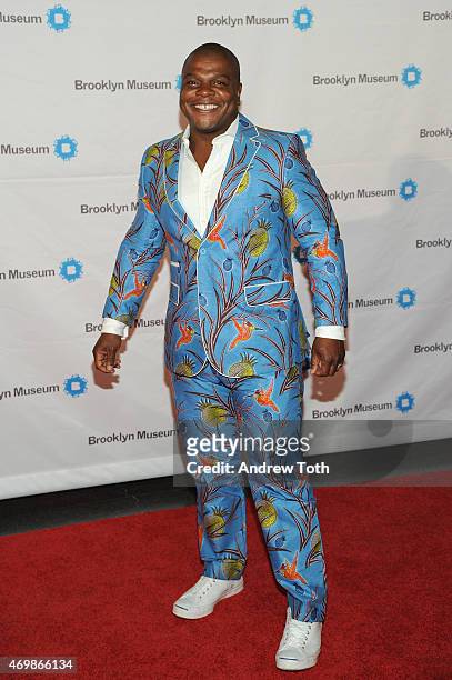 Artist Kehinde Wiley attends the 5th Annual Brooklyn Artists Ball at Brooklyn Museum on April 15, 2015 in New York City.