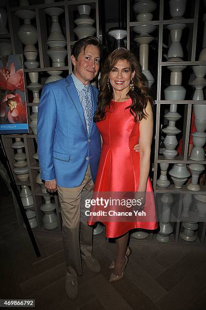 Harrison Morgan and Lauren Vernon attend The New York Center For Children 20th Anniversary Spring Cocktail Reception at Clement Restaurant at the...