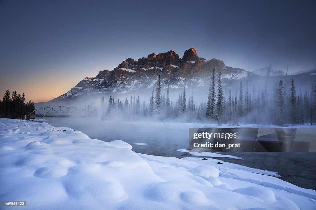 Castle Mountain Winter