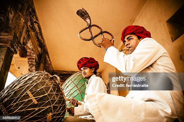 indian folk music - folk musician stock pictures, royalty-free photos & images