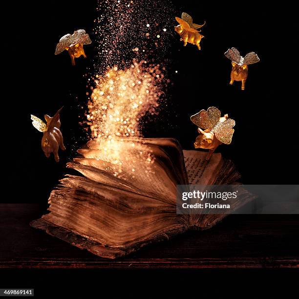 witch book - black magic books stock pictures, royalty-free photos & images