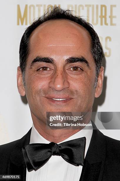 Navid Negahban attends the 61st motion picture sound editors 'Golden Reel' award ceremony at Westin Bonaventure Hotel on February 16, 2014 in Los...