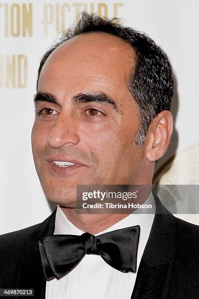 Navid Negahban attends the 61st motion picture sound editors 'Golden Reel' award ceremony at Westin Bonaventure Hotel on February 16, 2014 in Los...