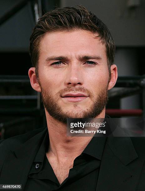Actor Scott Eastwood arrives at the Los Angeles Premiere 'The Longest Ride'at TCL Chinese Theatre IMAX on April 6, 2015 in Hollywood, California.