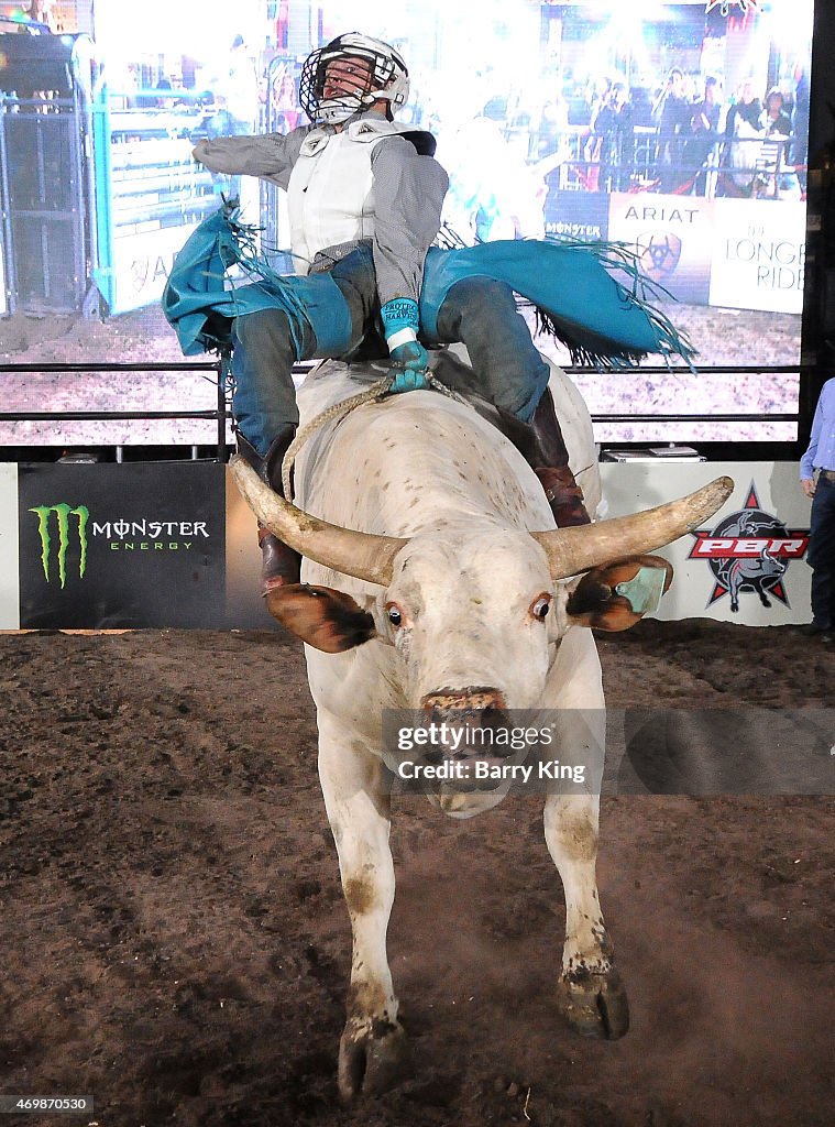 Longest Ride Bull Riding A Bull Rider performs at the Los Angeles Premiere 'The Longest... News ...