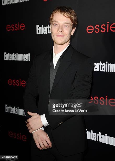 Actor Alfie Allen attends the Entertainment Weekly SAG Awards pre-party at Chateau Marmont on January 17, 2014 in Los Angeles, California.