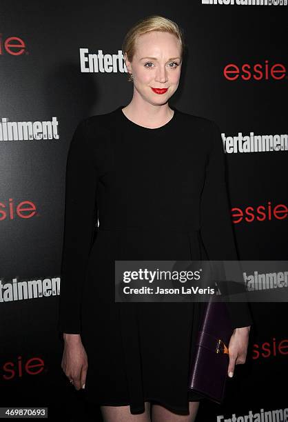 Actress Gwendoline Christie attends the Entertainment Weekly SAG Awards pre-party at Chateau Marmont on January 17, 2014 in Los Angeles, California.