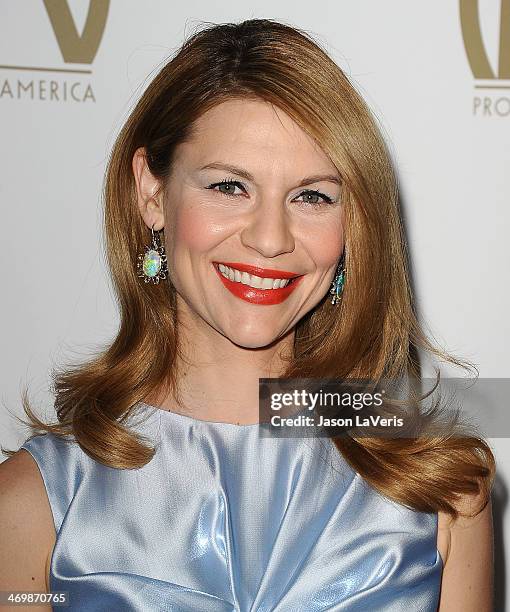 Actress Claire Danes attends the 25th annual Producers Guild Awards at The Beverly Hilton Hotel on January 19, 2014 in Beverly Hills, California.
