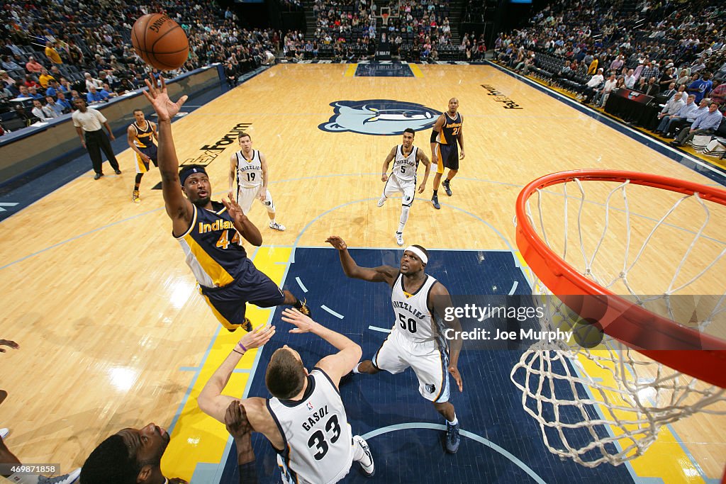 Indiana Pacers v Memphis Grizzlies