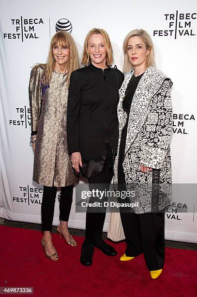 Edie Baskin and guests attend the world premiere of "Live From New York" during the 2015 Tribeca Film Festival at The Beacon Theatre on April 15,...