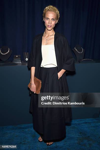 Model Aymeline Valade attends the 2015 Tiffany Blue Book dinner on April 15, 2015 in New York City.