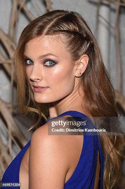 Model Constance Jablonski attends the 2015 Tiffany Blue Book dinner on April 15, 2015 in New York City.