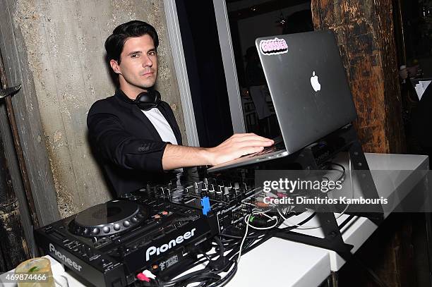 Geordan Nicol attends the 2015 Tiffany Blue Book dinner on April 15, 2015 in New York City.