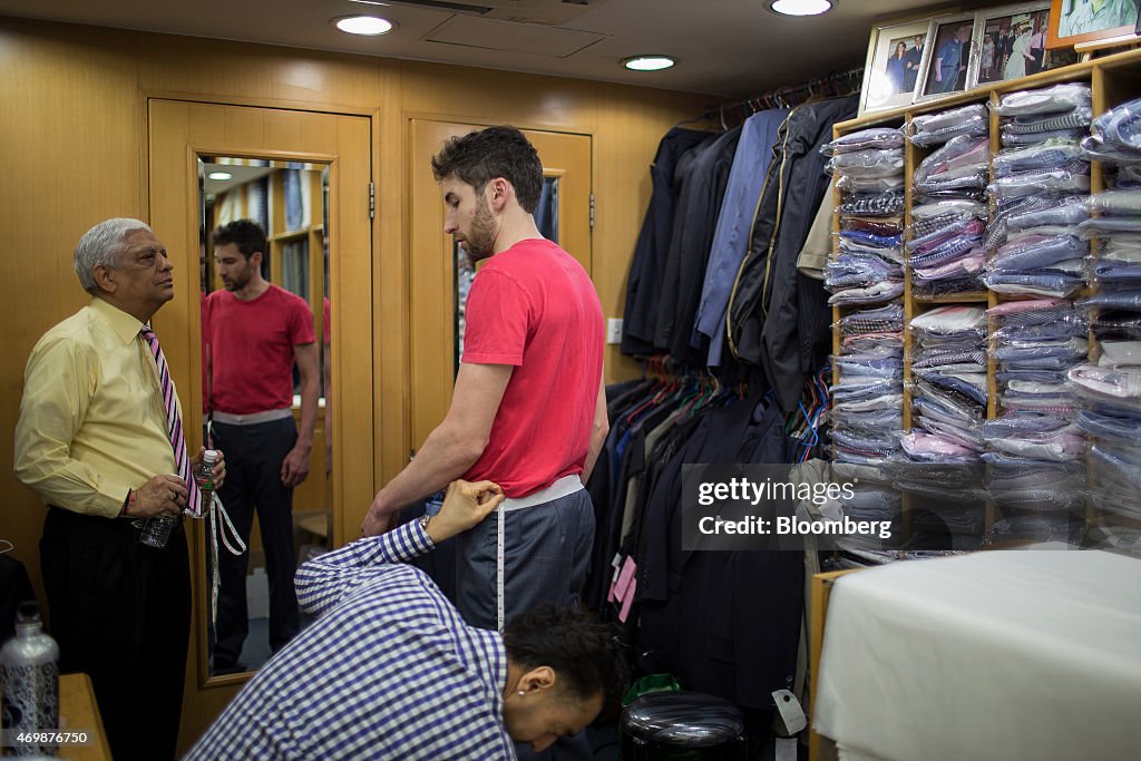 Inside Sam's Tailor Store And Workshop Ahead Of CPI Figures