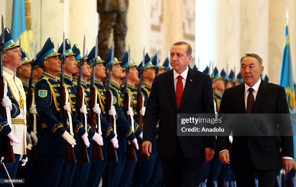 Turkish President Erdogan visits Kazakhstan