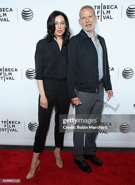 Kathleen McElfresh and Campbell Scott attend 2015 Tribeca Film Festival Opening Night Gala & After Party Sponsored By AT&T on April 15, 2015 in New...