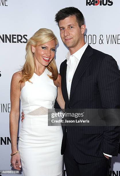 Ashley Bernon and producer Paul Bernon attend the premiere of "Adult Beginners" at ArcLight Hollywood on April 15, 2015 in Hollywood, California.