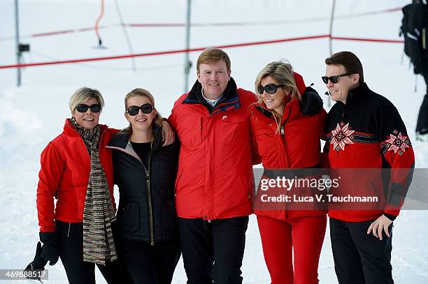 Princess Laurentien; Princess Mabel; King Willem-Alexander of the Netherlands,; Queen Maxima of the Netherlands of The Netherlands and Prince...