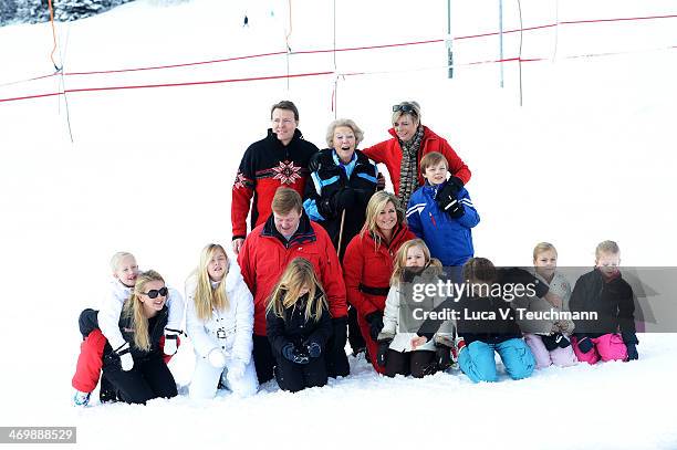 Dutch Prince ConstantjinM Princess Beatrix of The Netherlands; Princess Laurentien; King Willem-Alexander of the Netherlands; Queen Maxima; Count...