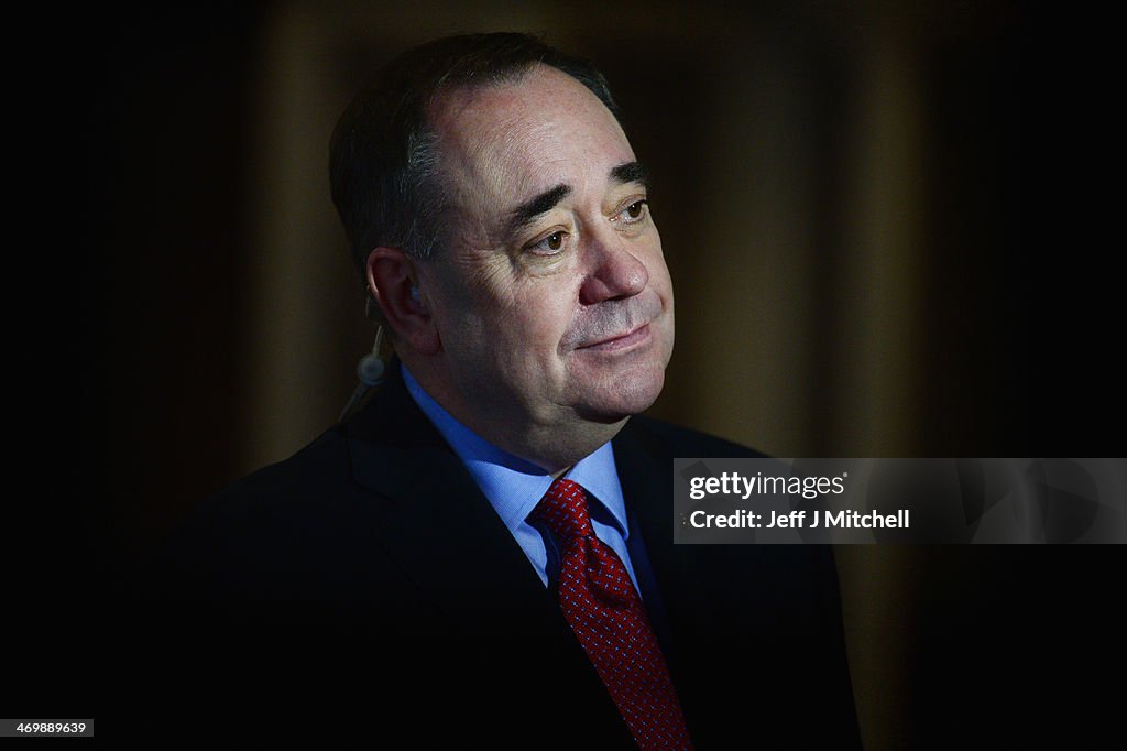 Alex Salmond Addresses Business Leaders On Referendum Plans