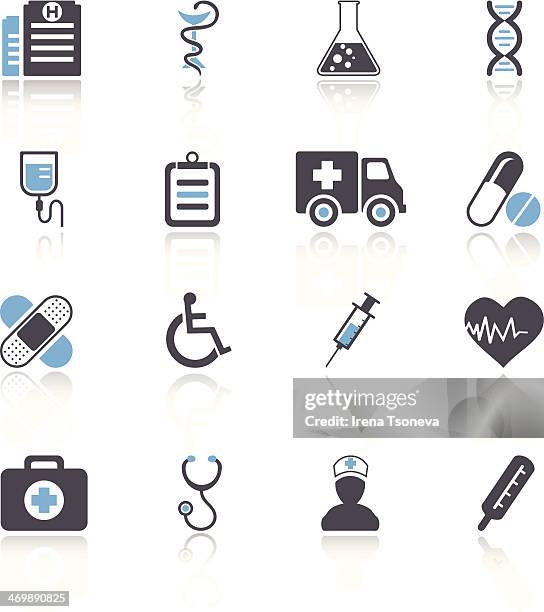 medicine icon - paralytic stock illustrations