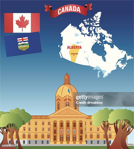 provinz alberta - edmonton stock-grafiken, -clipart, -cartoons und -symbole