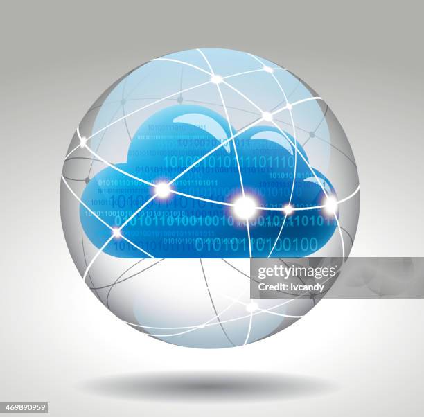 cloud computing - midsection stock illustrations stock illustrations
