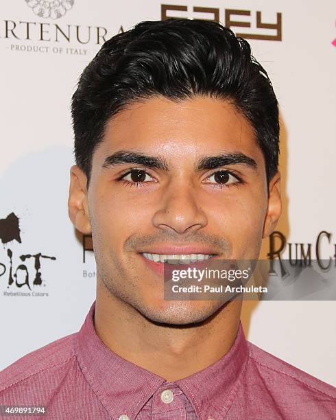 Actor Marlon Aquino attends the listening party for Jason Derulo's "Everything Is 4" at The Argyle on April 15, 2015 in Hollywood, California.