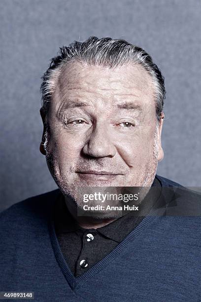 Actor Ray Winstone is photographed for the Independent on February 9, 2014 in London, England.