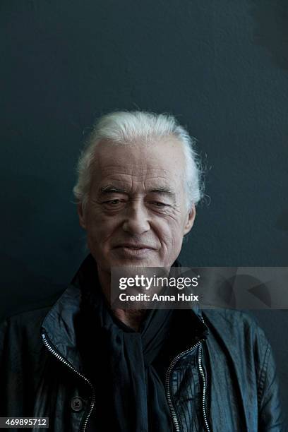 Musician, songwriter, multi-instrumentalist and record producer Jimmy Page is photographed for the Financial Times on October 27, 2014 in London,...