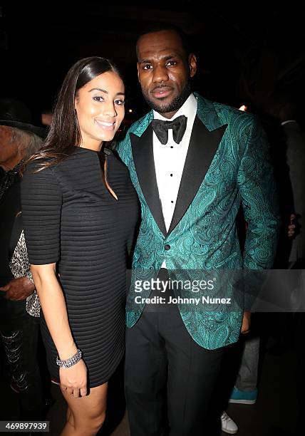Skylar Diggins and LeBron James attend GQ & LeBron James NBA All Star Party Sponsored By Samsung Galaxy And Beats at Ogden Museum's Patrick F. Taylor...