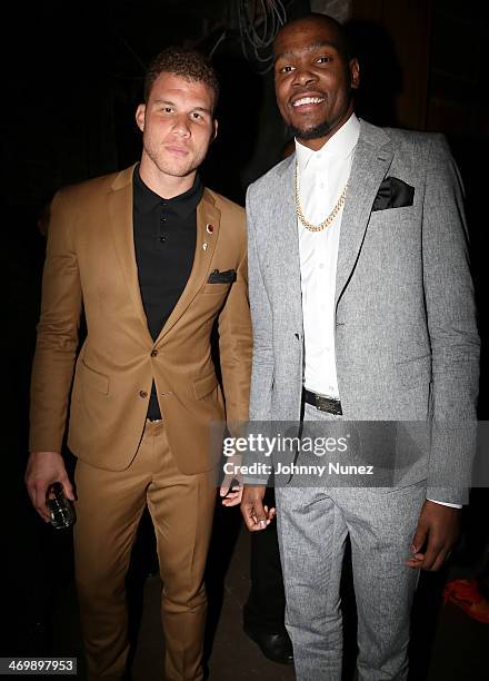 Blake Griffin and Kevin Durant attend GQ & LeBron James NBA All Star Party Sponsored By Samsung Galaxy And Beats at Ogden Museum's Patrick F. Taylor...