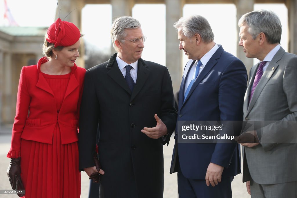 King Philippe And Queen Mathilde Of Belgium Visit Berlin