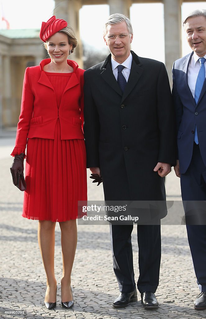 King Philippe And Queen Mathilde Of Belgium Visit Berlin