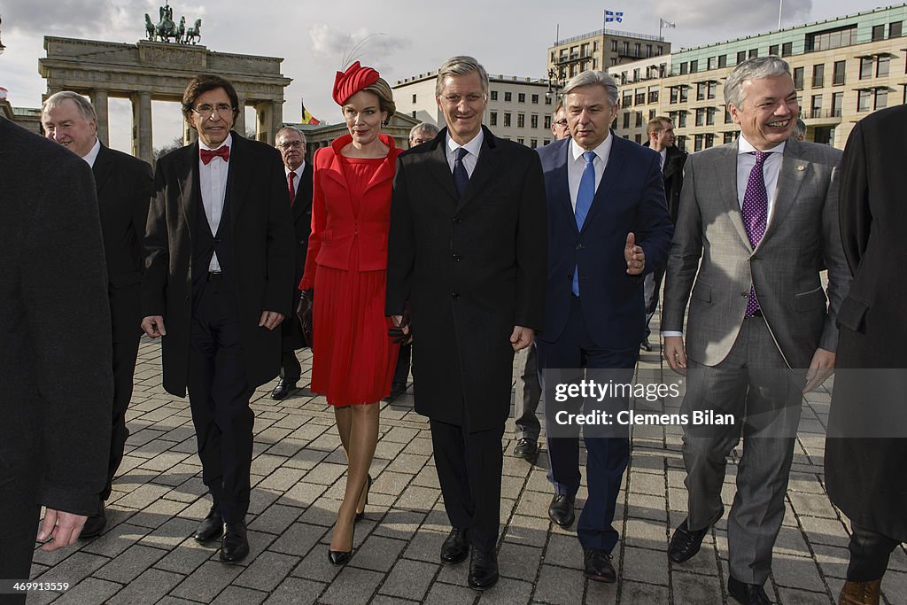 King Philippe And Queen Mathilde Of Belgium Visit Berlin