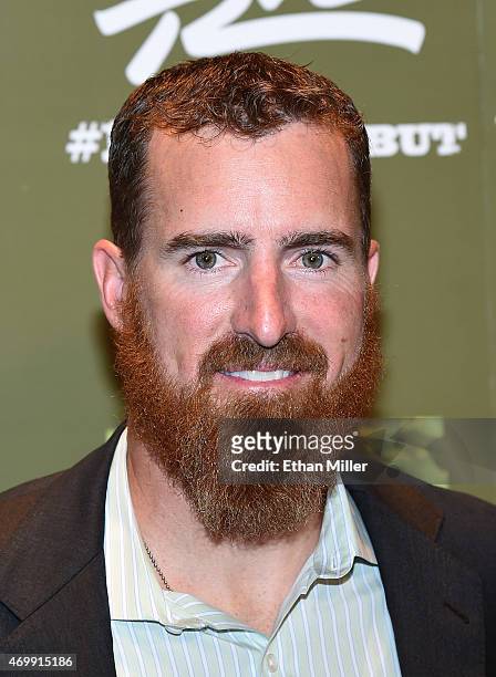 Chicago White Sox first baseman Adam LaRoche attends the "Duck Commander Musical" premiere at the Crown Theater at the Rio Hotel & Casino on April...