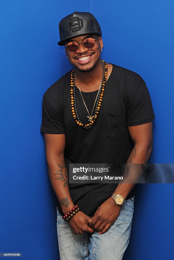 Ne-Yo and Flo Rida Visit Y-100 Radio Station