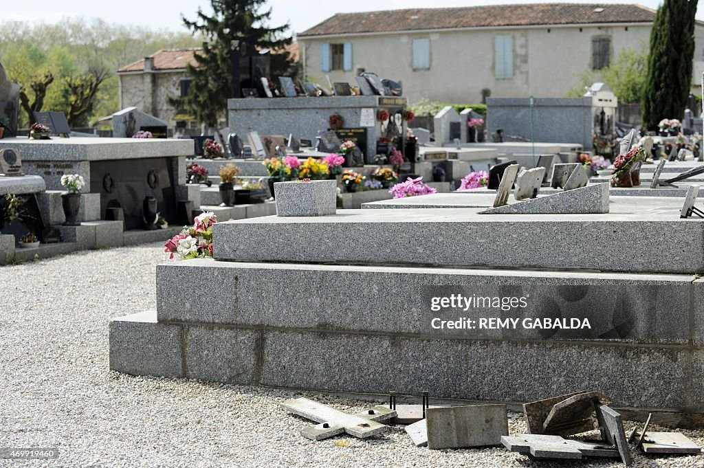 FRANCE-VANDALISM-CEMETERY