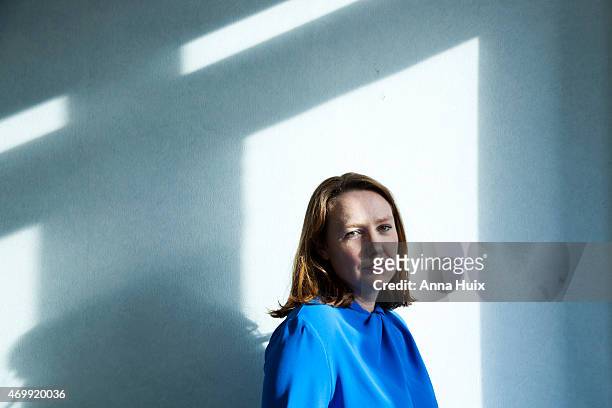 Writer Paula Hawkins is photographed for the New York Times on January 27, 2015 in London, England.